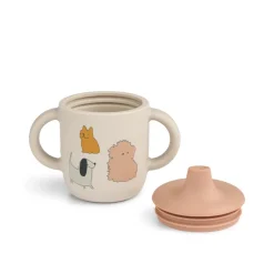 Liewood NEIL Trinkbecher Cats and Dogs / Sandy Outlet