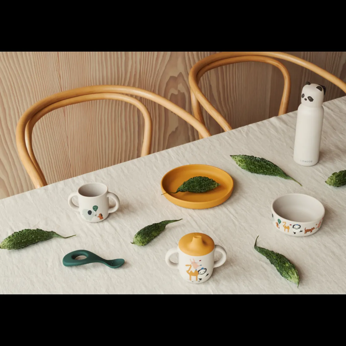 Liewood NEIL Trinkbecher Around the world / Sandy Sale