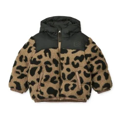 Liewood Niko Fleece-Pufferjacke Mega leo / Oat mix Online