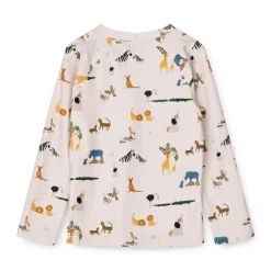 Liewood Noah Schwimm-T-Shirt All together / Sandy Hot