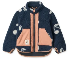 Liewood NOAM Fleecejacke Cherry blossom / Classic navy