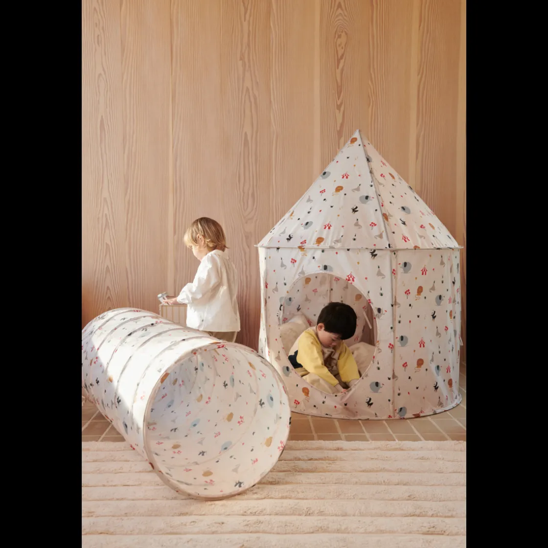 Liewood OAKS Pop-Up-Spielzelt Peach / Sea shell