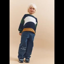 Liewood ORLANE Gestreifter Strickpullover Classic navy multi mix Hot