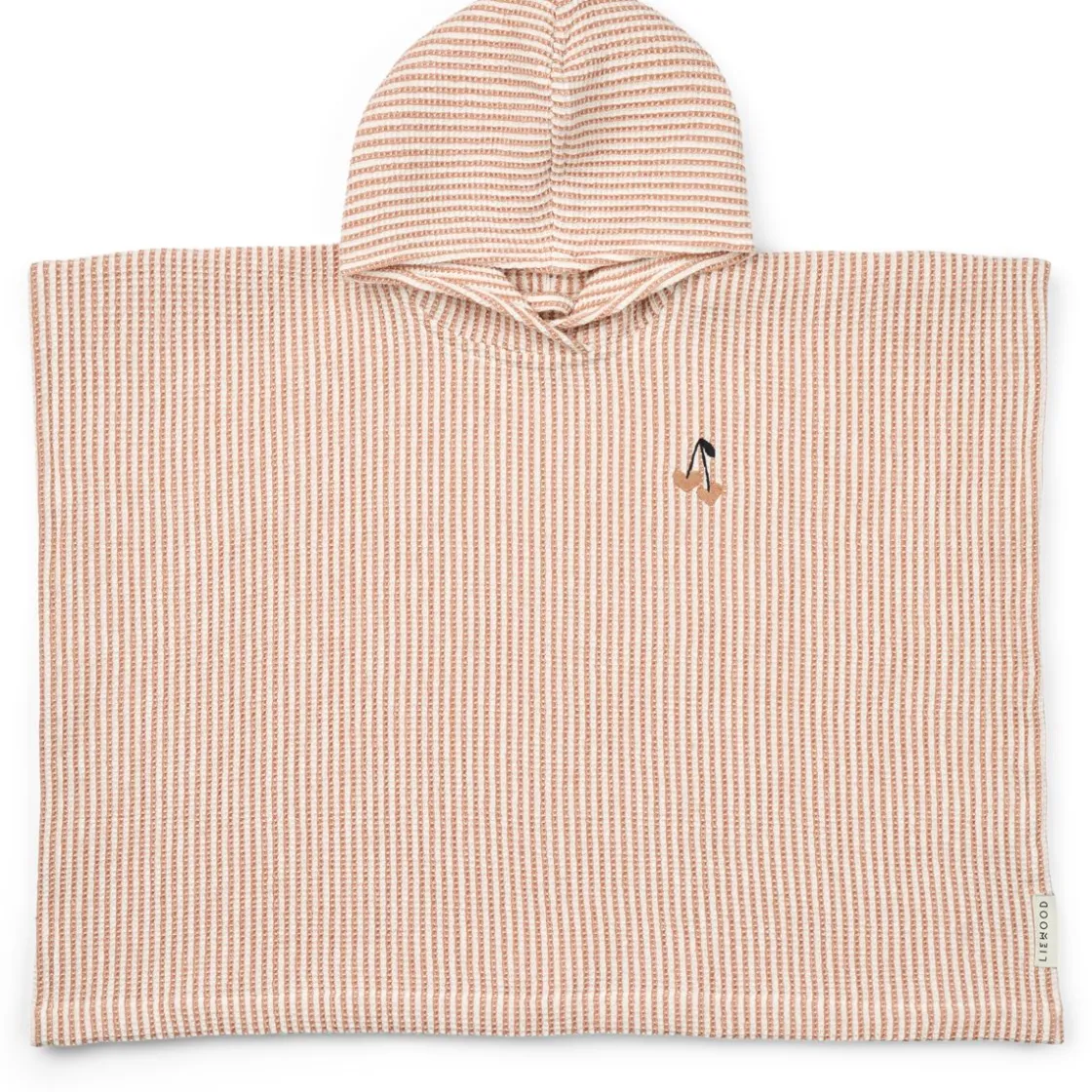 Liewood PACO Stickerei Poncho Y/D stripe Tuscany rose / Creme de la creme Outlet