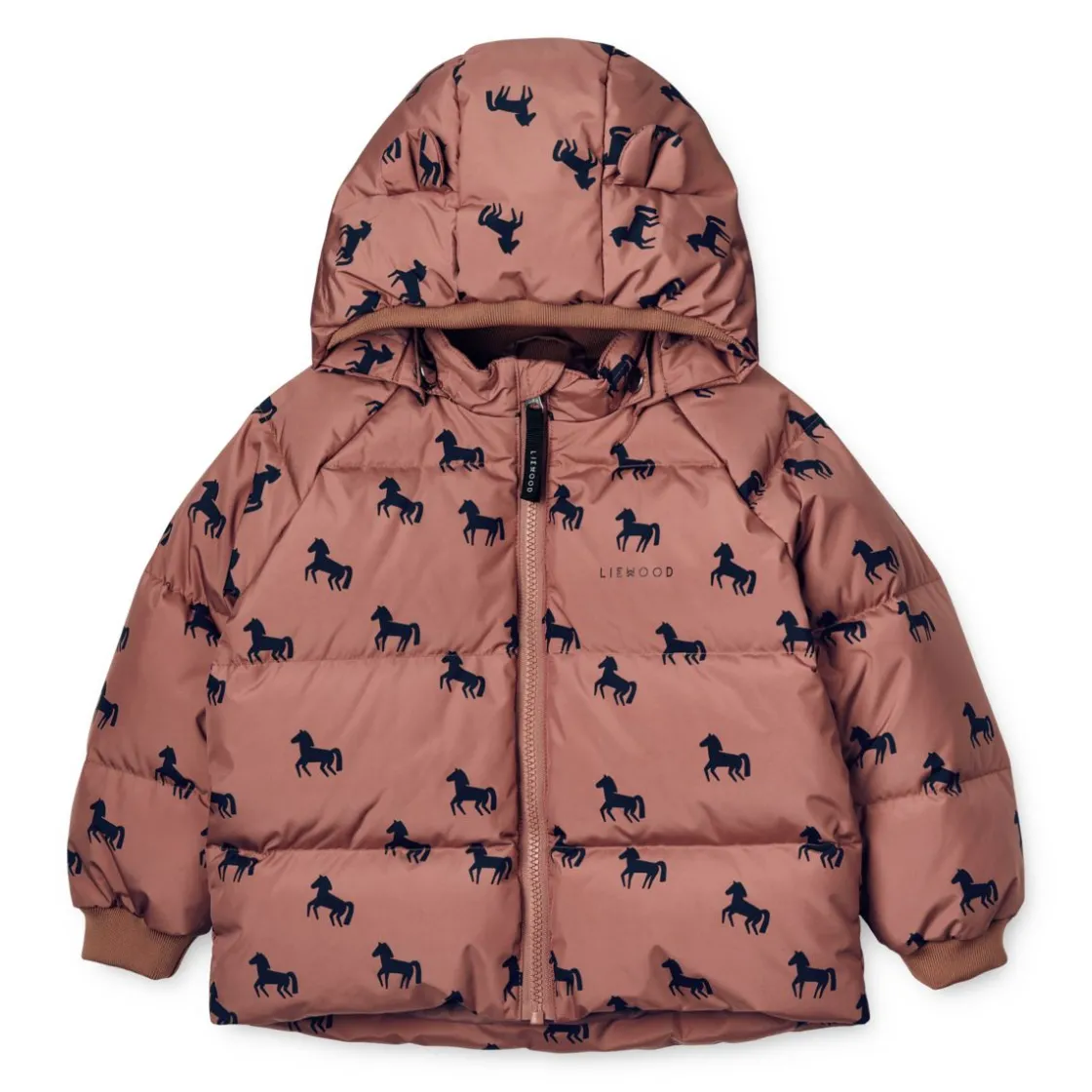 Liewood Polle Daunenjacke Horses / Dark rosetta