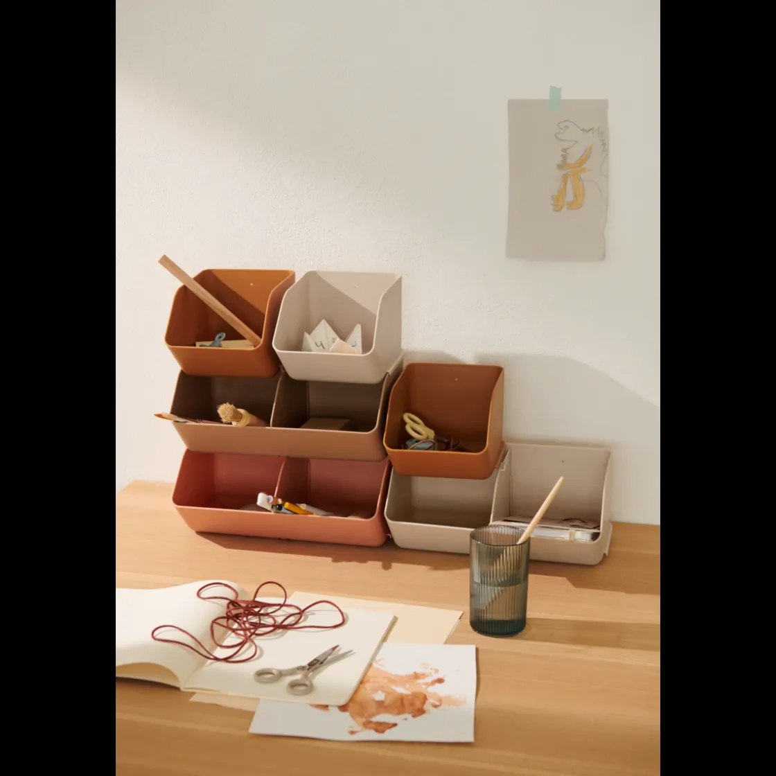 Liewood Rosemary Schreibtisch-Organizer (Teil eines 2er-Packs in Größe M) Tuscany rose Best