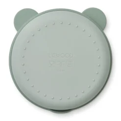 Liewood Rosie Tiefer Menüteller mit Deckel Mr. bear/faune green/dove blue mix Outlet