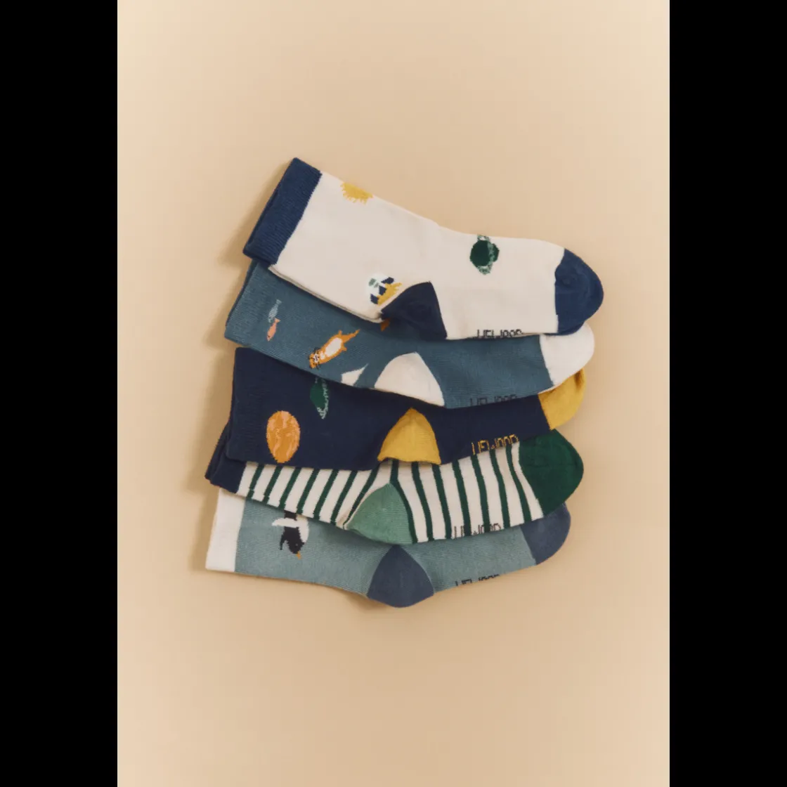 Liewood SILAS Socken 3er-Pack Universe / Classic navy