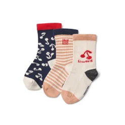 Liewood SILAS Socken 3er-Pack Cherry blossom / Classic navy Outlet