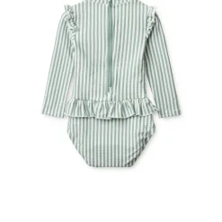 Liewood SILLE Seersucker-Baby-Badeanzug Y/D stripe Peppermint / Creme de la creme Sale