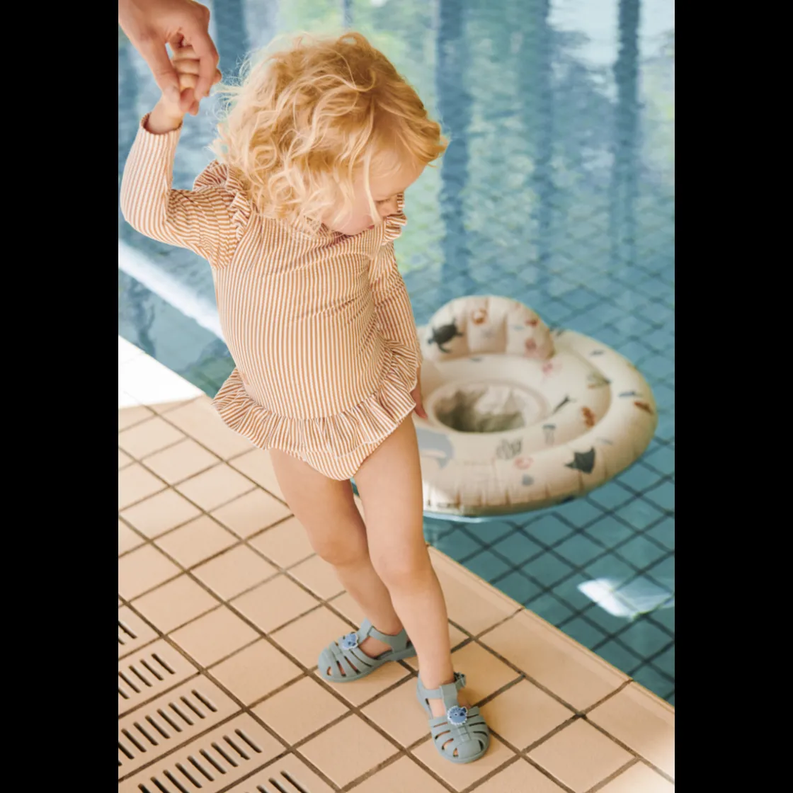 Liewood SILLE Seersucker-Baby-Badeanzug