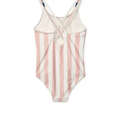 Liewood Suna Gestreifter Badeanzug Y/D stripe Sorbet rose / Creme de la creme Clearance