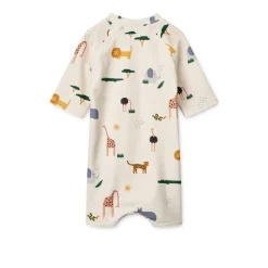 Liewood THOR Baby Bade-Spielanzug Safari sandy mix