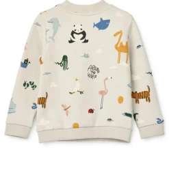 Liewood THORA bedrucktes Sweatshirt Around the world / Sandy Discount