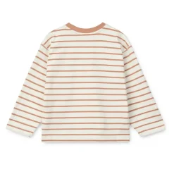 Liewood TYLER Streifen-Langarm T-Shirt Y/D stripe Tuscany rose / Creme de la creme Hot