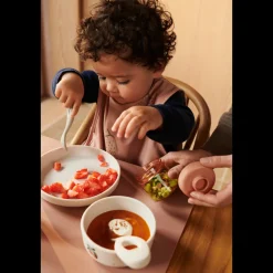 Liewood VIVI Silikon Geschirrset Peach / Sea shell mix Clearance