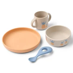 Liewood VIVI Silikon Geschirrset Pineapple / Sandy Outlet