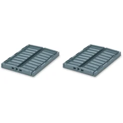 Liewood WESTON Aufbewahrungsbox Klein, 2er-Pack Whale blue New