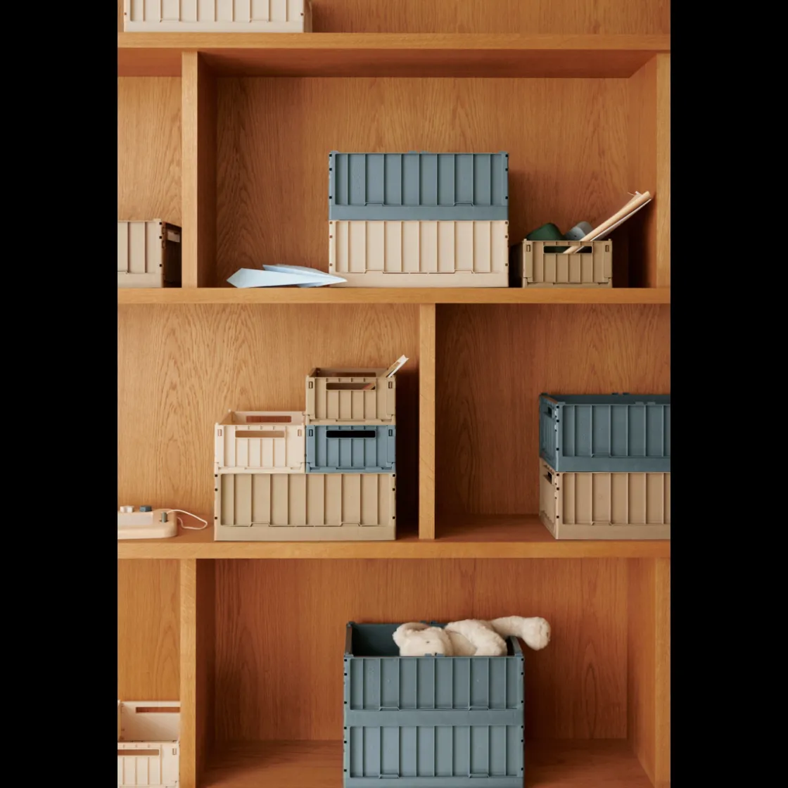 Liewood WESTON Aufbewahrungsbox Klein, 2er-Pack Whale blue New