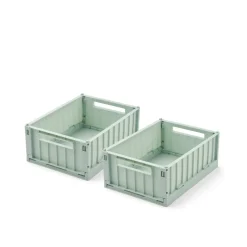 Liewood WESTON Aufbewahrungsbox Klein, 2er-Pack Light Peppermint Clearance