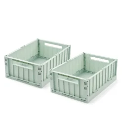 Liewood WESTON Aufbewahrungsbox Medium, 2er-Pack Light Peppermint Hot