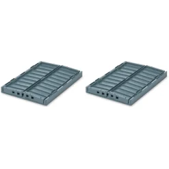 Liewood WESTON Aufbewahrungsbox Medium, 2er-Pack Whale blue Best