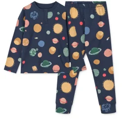Liewood WILHELM Bedrucktes Pyjama-Set Universe / Classic navy Clearance