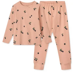 Liewood WILHELM Bedrucktes Pyjama-Set Mini Berry / Pale tuscany Outlet