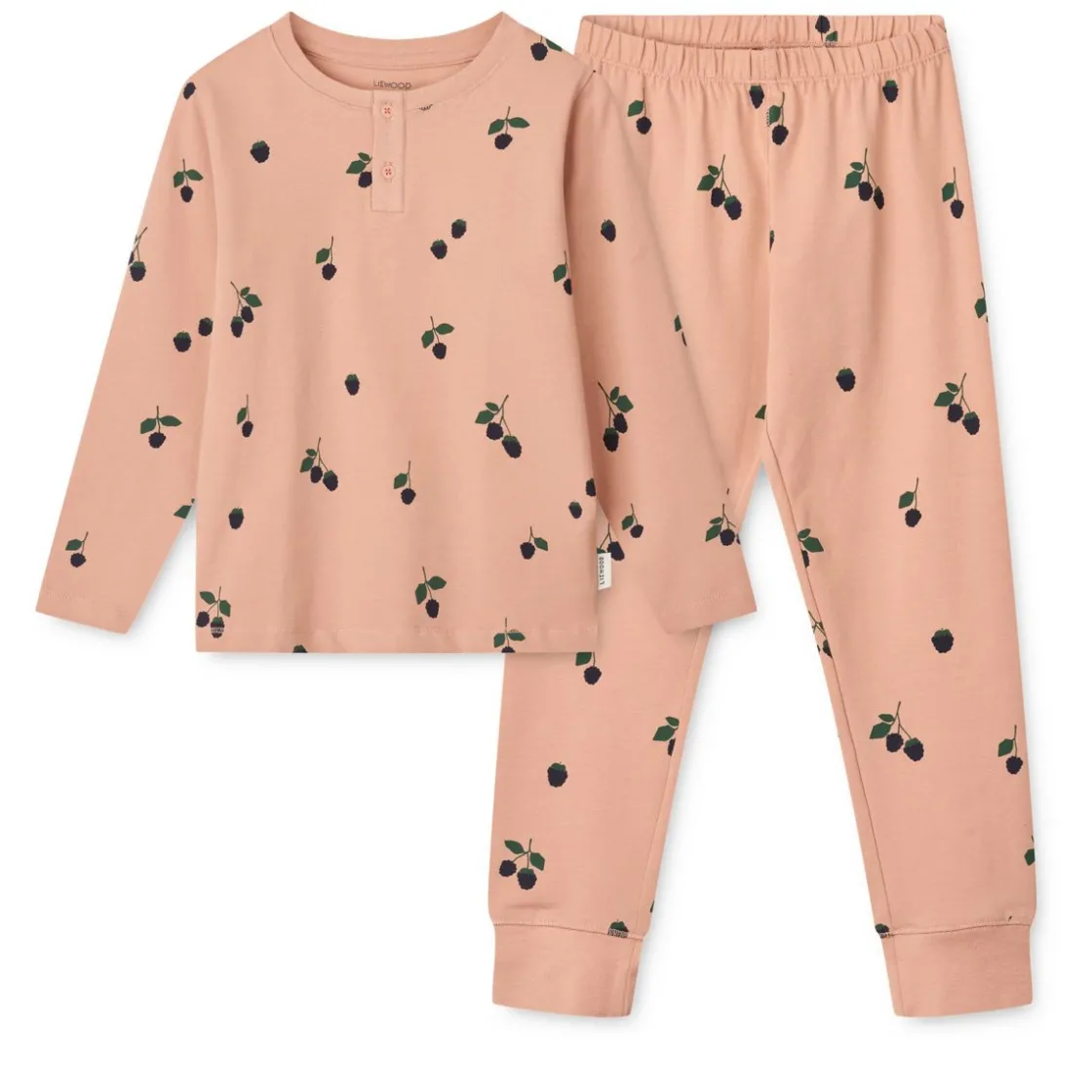Liewood WILHELM Bedrucktes Pyjama-Set Mini Berry / Pale tuscany Outlet