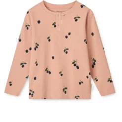 Liewood WILHELM Bedrucktes Pyjama-Set Mini Berry / Pale tuscany Outlet