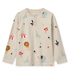 Liewood WILHELM Bedrucktes Pyjama-Set Circus / Sandy Discount