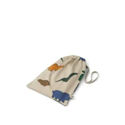 Liewood Yanni printed body stocking ls 2-pack Dinosaurs Mist / Forest green New